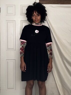 Vans x Lazy Oaf “Bad For You”Bear Floral Dress